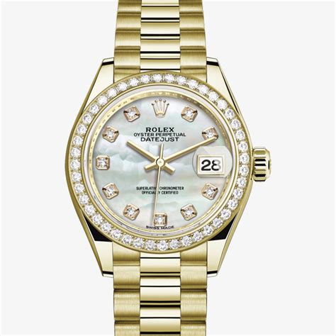 rolex oyster lady datejust|Rolex 28mm ladies Datejust watch.